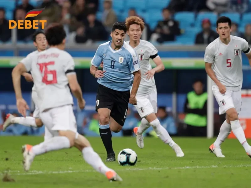 Trận đấu giữa Nhật Bản - Uruguay 2018 gây bất ngờ với sự biến động tỷ lệ cược liên tục